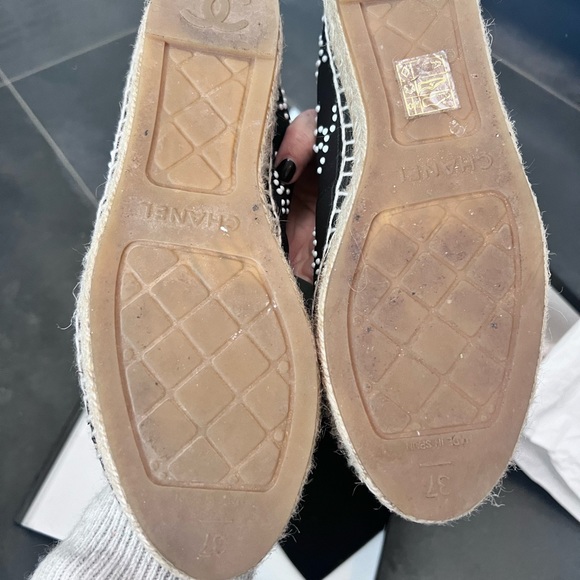 Chanel Espadrilles Worn Once - INCREDIBLE DEAL - these are in stores right now - Picture 4 of 8